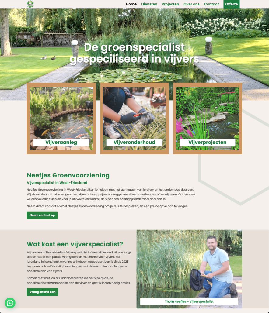 Webdesign Freelancer / ZZP webdesigner / Timo van Tilburg - Project Direct ✓ Website laten maken ✓ WordPress ✓ Webdesign ✓ Webwinkel ✓ Vindbaar in Google